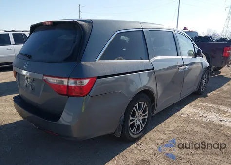 2011 Honda Odyssey Ex from USA, damaged, VIN 5FNRL5H44BB016290